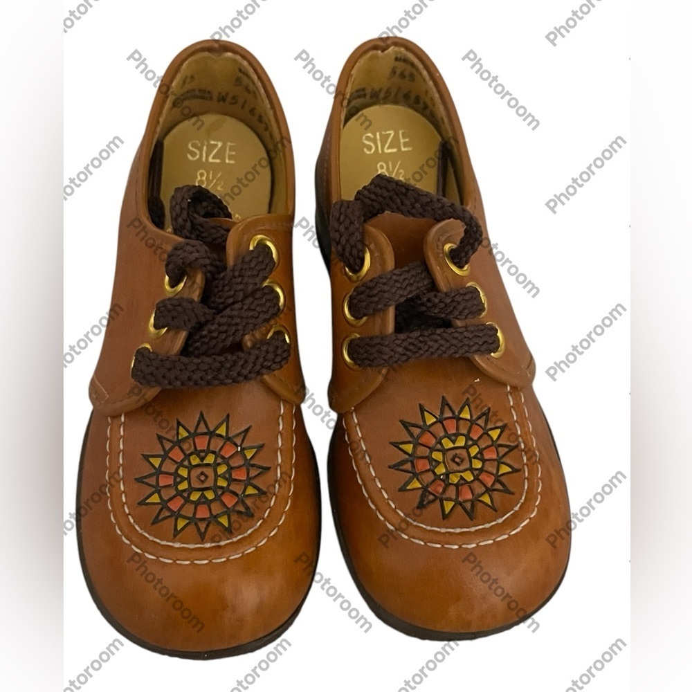 Robinson Crusoe Leather Shoes Sz 8 1/2